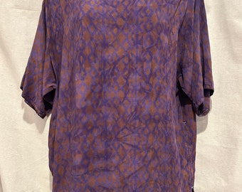 Hand dyed handmade women’s shirt