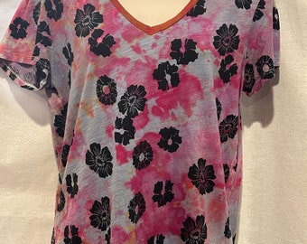 Tie Dye Flowers T-Shirt