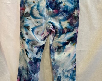 tie dye jeans size 10