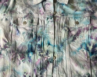 Jean jacket tie dye