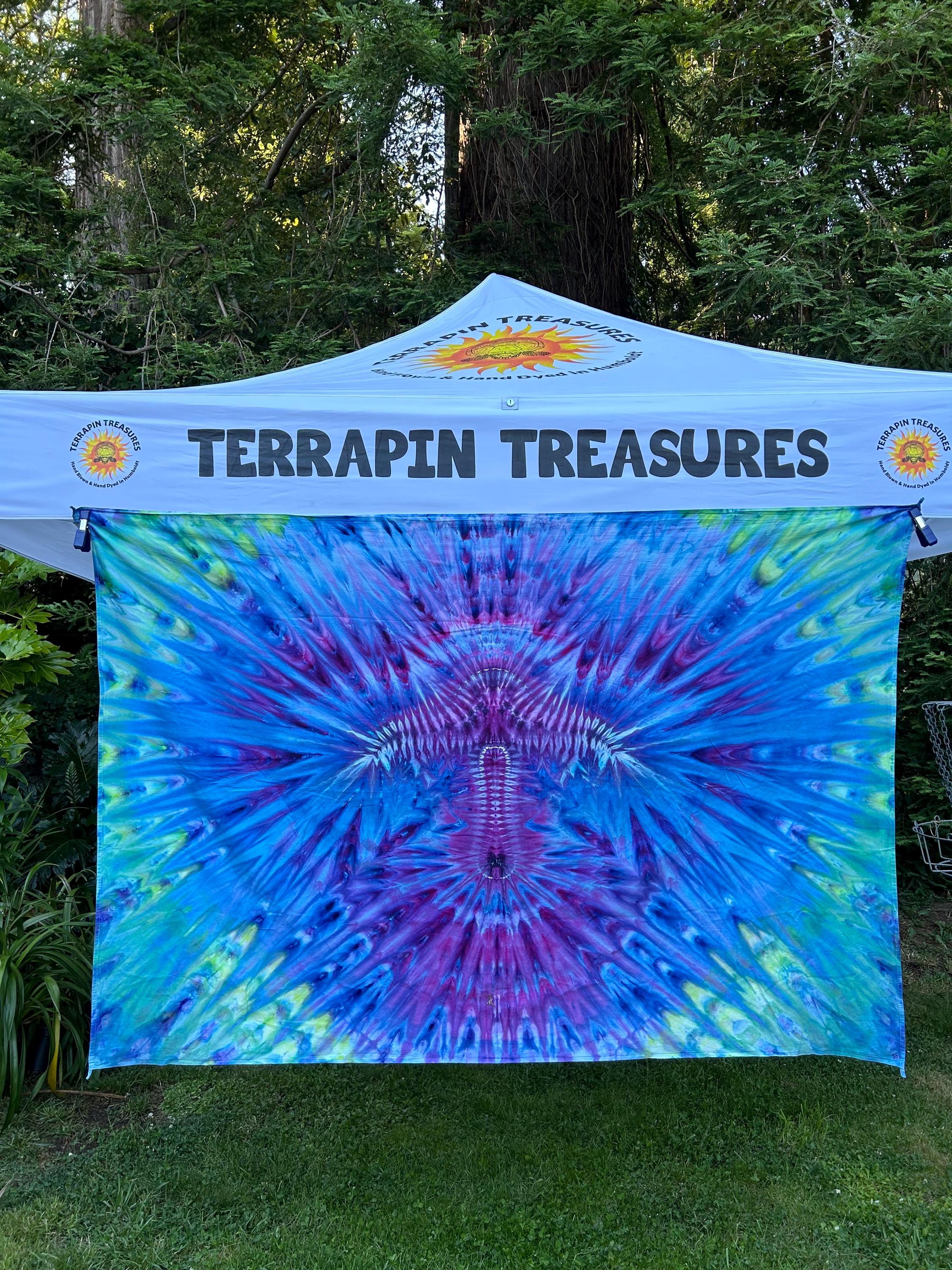 Tie Dye Mushroom Tapestry Etsy