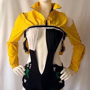 Damen 4/20 Racer 2-teiliges Langarm-Sweatshirt mit passendem Bodysuit