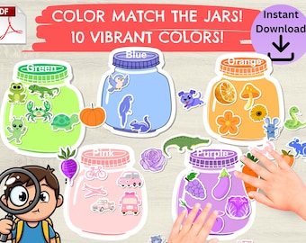 Attività di ordinamento dei colori per bambini: materiali stampabili per bambini piccoli, strumenti Montessori e risorse per la scuola materna a casa