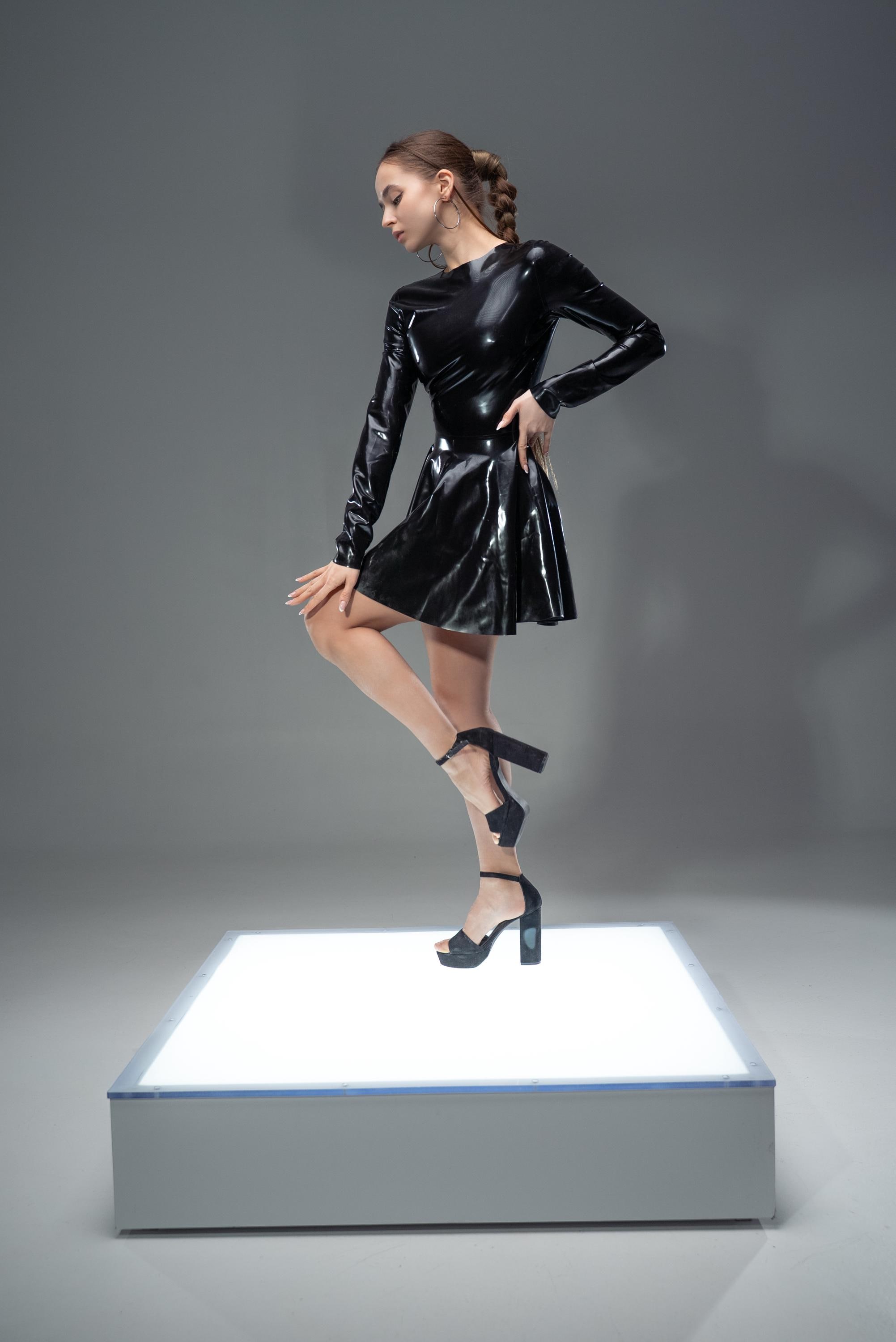 Longsleeve Latex Dress - Etsy Longsleeve Latex Dress - Etsy