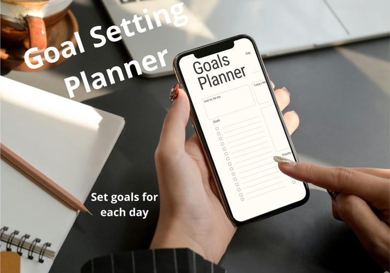 Goal Setting Planner Printable | Daily Goal Planning Sheet | PDF - Etsy