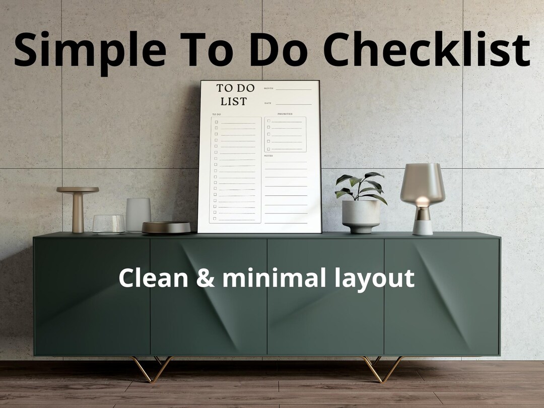 Daily Task Organizer Printable | to Do List With Priorities | PDF - Etsy