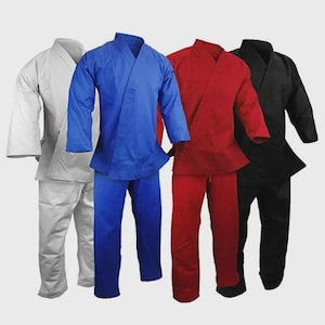 Karate Gi Suit: Lightweight Martial Arts Uniform with Belt