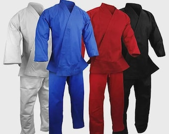 Karate Gi Suit: Lightweight Martial Arts Uniform with Belt