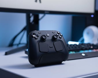 Supporto da parete/espositore per controller Steam stampato in 3D, organizer per videogiochi