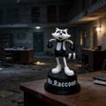 3D Printed Raccoon Statue | RE9 Requiem Mr Raccoon Prop | Horror Game Fan Gamer Gift