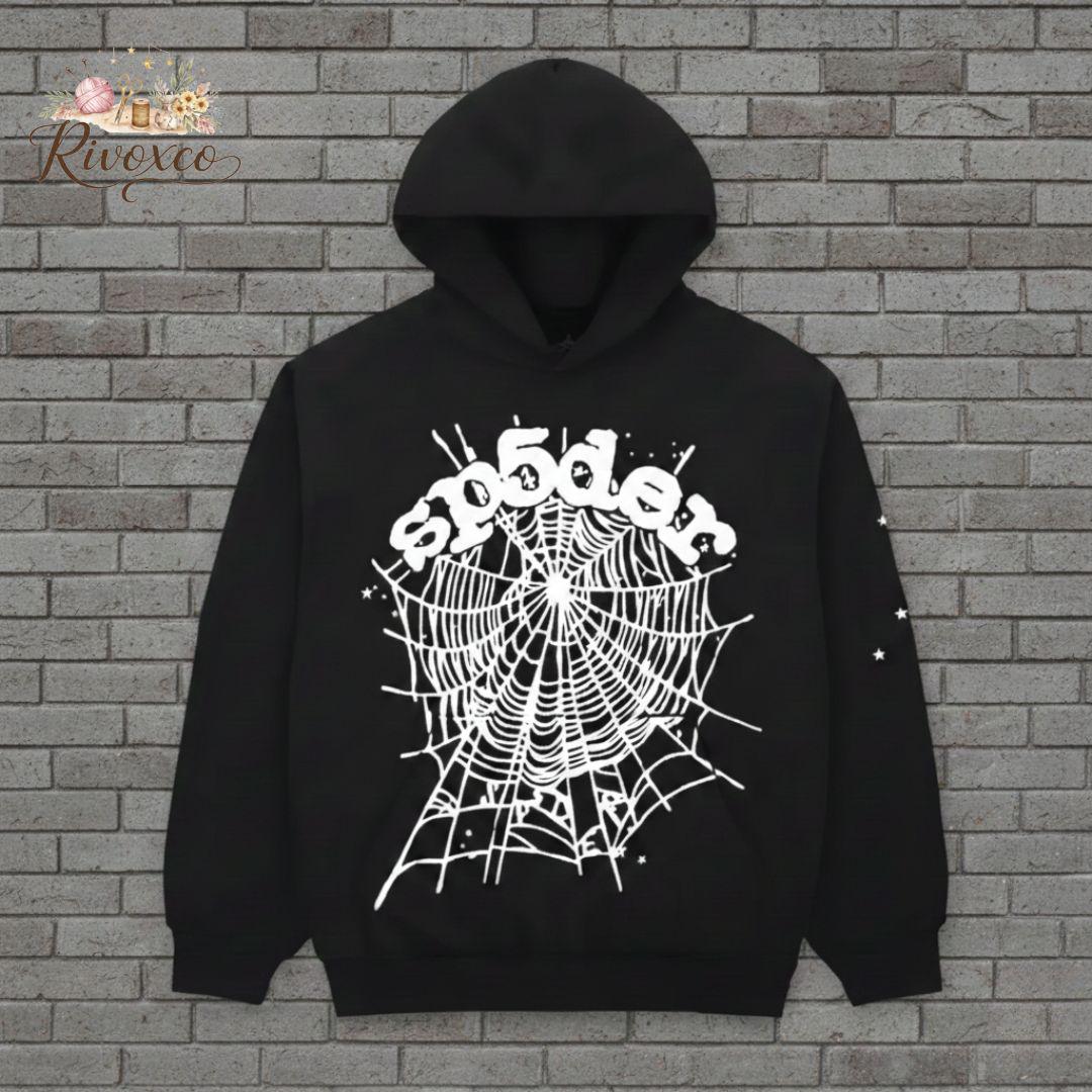 Sp5der hoodie black - Etsy 日本