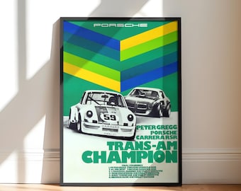 Porsche Trans-Am Champions | Porsche Poster | Vintage Art