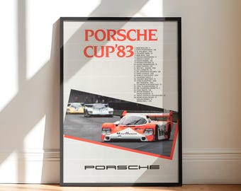 1983 Porsche Cup | Porsche Poster Art