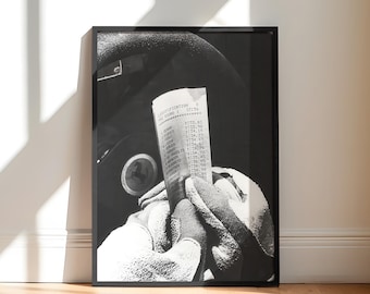 F1 Race Classification | Motorsport Vintage Art Poster
