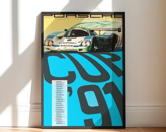 1991 Porsche Cup | Porsche Poster Art