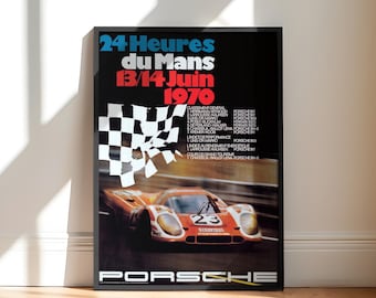 Le Mans 1970 24hr | Porsche 917 Poster Art