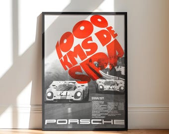 Porsche 1000km | Spa Francorchamps Art Print
