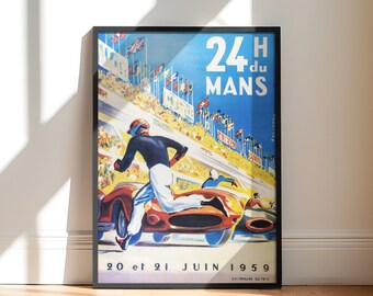 50's Endurance Racing | Vintage Art