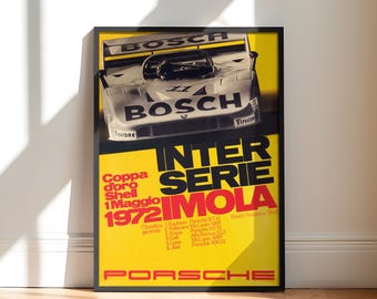Porsche Imola 1972 | Porsche Poster Art