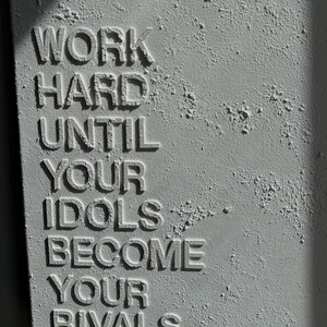 Quote 3D Bespoke Textured Canvas | Any Personalisation image 3
