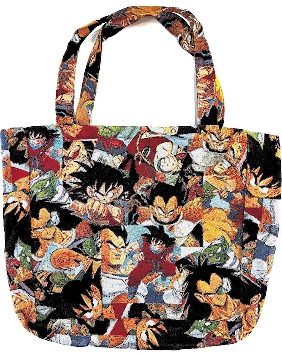 Dragon Ball Z Tote Bag | Goku Vegeta Anime Shoulder | Reusable Manga Shopping Tote