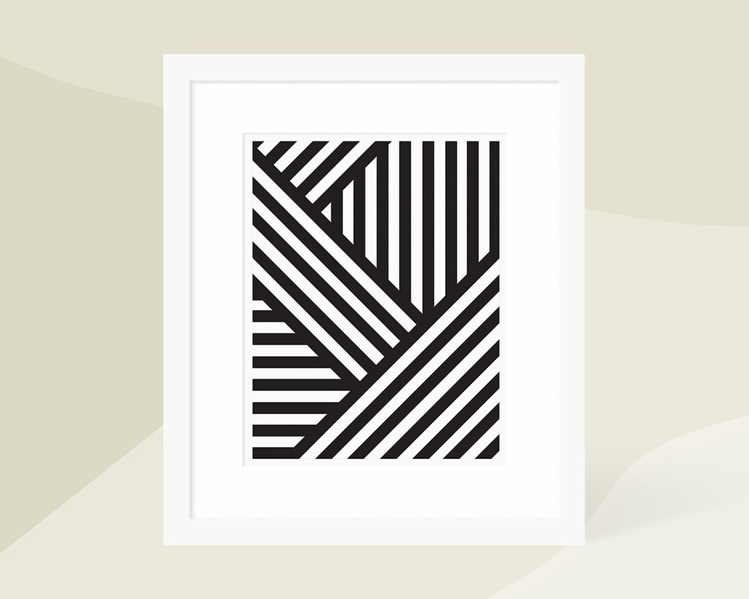 Modern Graphic Art Prints / Large Minimalist Modern Art Print Etsy
