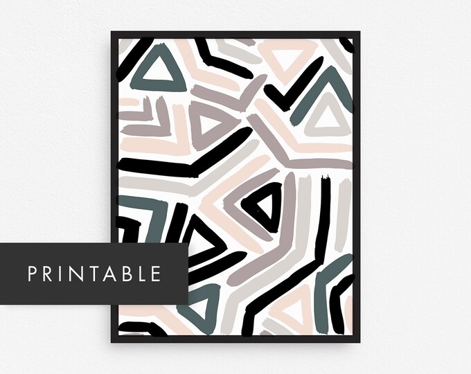 Extra Large Abstract Art Print / Printable Oversized Artwork ...