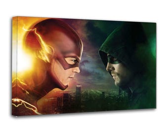 Blitz, grüner Pfeil Poster Badezimmer Schlafzimmer Wohnzimmer Wohnkultur