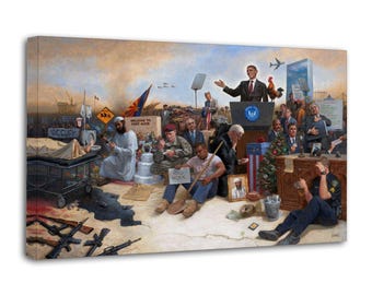 Americana Barak Hussein Obama Poster Badezimmer Schlafzimmer Wohnzimmer Home Decor