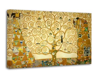 Gustav Klimt Baum des Lebens Leinwanddruck, moderne Kunst Wanddekor