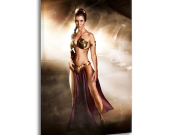 Princess Leia Art Painting Wall Decor Artwork Print Poster Bathroom Bedroom Living Room Home Decor