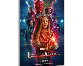Wanda Vision Paul Bettany, Elizabeth Olssen Kunst Malerei Wand Dekor Kunstwerk Druck Poster Badezimmer Schlafzimmer Wohnzimmer Wohnkultur