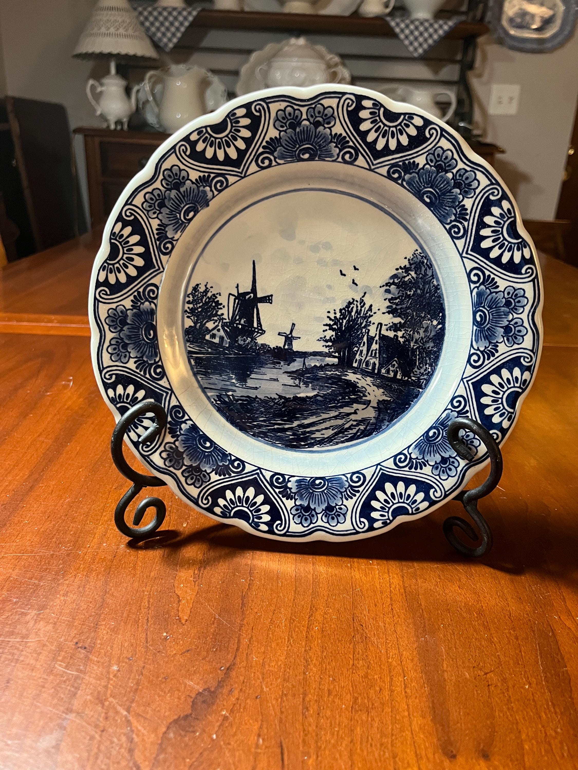 Holland - Delft オランダ Etsy Hand Painted デルフトブルー | Blue