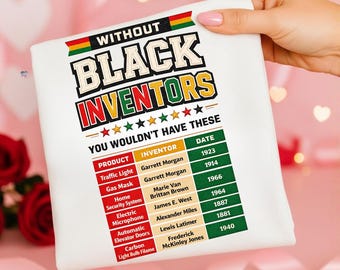 Black Inventors PNG, Black History Month Clipart (Digital Download)