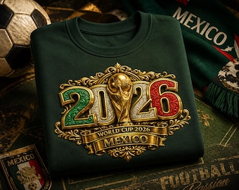 Mexico World Cup 2026 PNG, El Tri 3D Emblem Badge Digital Download, Mexico Soccer Sublimation Design, Instant Print Ready File