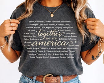 Together We Are America PNG | Patriotic Design for Cricut, Silhouette (Digital Download)
