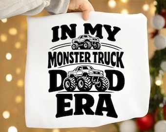 Monster Truck Dad Era PNG, T-Shirt Design, Clip Art (Digital Download)