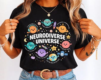 Neurodiverse Universe PNG, Autism Awareness Shirt Design (Digital Download)