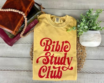 Club de Estudio Bíblico - Camiseta Comfort Colors