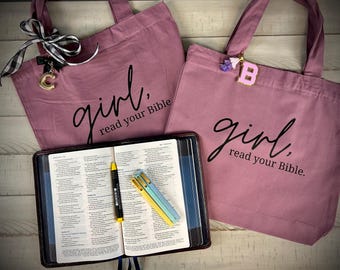 Bolso "Lee tu Biblia" para niña