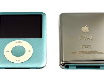 Apple iPod Classic - 第 7/6 世代、ブルー+ホワイト (3000 mAh