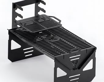 Portable BBQ Grill DXF File, Laser Cut Fire Pit Plan, Collapsible Metal Grill Design, Plasma Cutting Files, Camping Grill DIY
