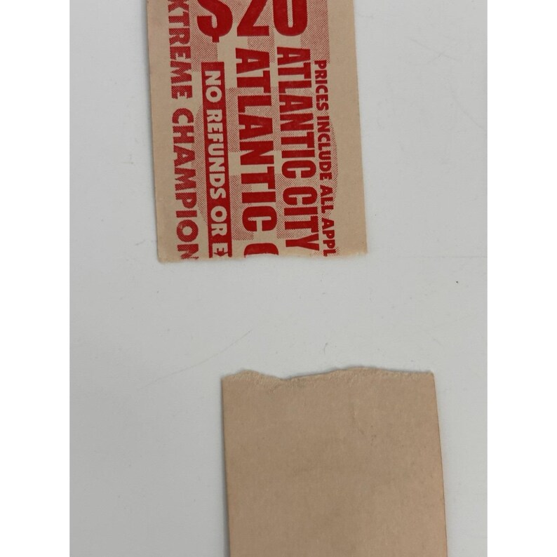 Vintage ECW Live Event Tickets Wildwood NJ August 1998 Ringside Ticket Stubs image 4