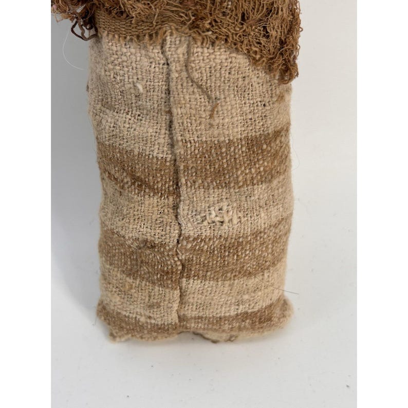 Vintage Chancay Peruvian Funerary Doll 10.5" Tall Mother & Child Burial Doll image 9