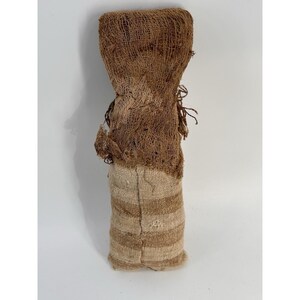 Vintage Chancay Peruvian Funerary Doll 10.5" Tall Mother & Child Burial Doll image 6