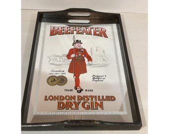 Vintage Beefeater Dry Gin Advertising Mirror - Etsy