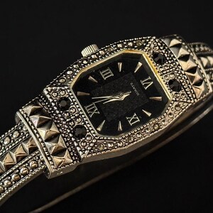 Vintage Marcasite Watch - Etsy
