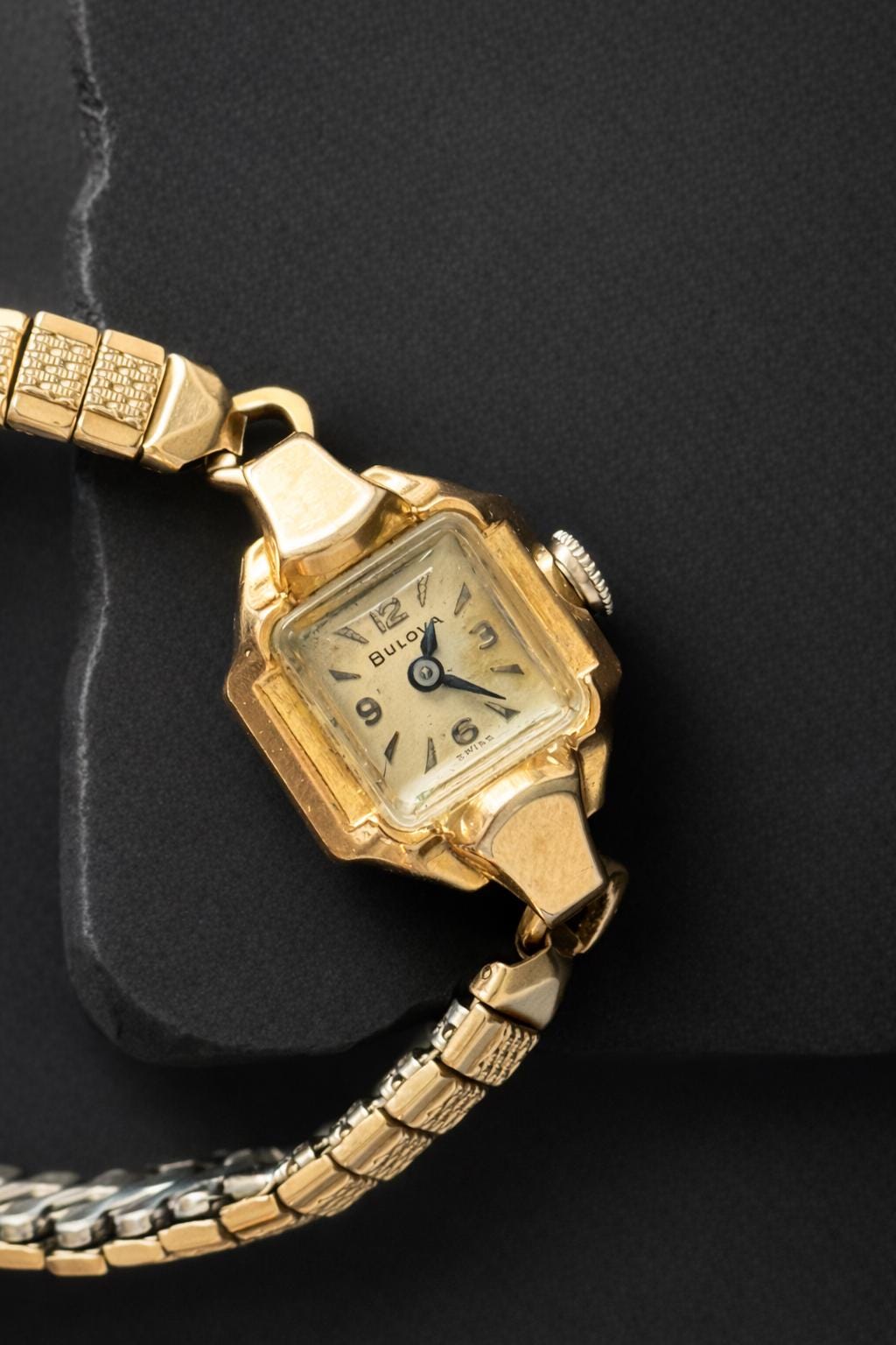 BULOVA 10K GOLD FILLED 手巻き腕時計 1957 Bulova 10K Gold Filled Ladies Watch 17 Jewels Kreisler
