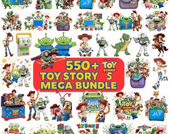 Toy Story 5 PNG, Toy Story 5 Clipart-paket, redigerbara Toy Story Buzz Woody nya karaktärer, Toy Story 5 födelsedagsfiler för skjorttårtdekoration