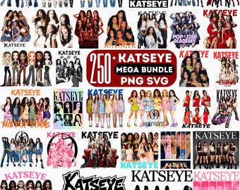 250+Katseye "Beautiful Chaos Tour" T-Shirt PNG Bundle Ready to Print, Retro Pop Vibes Graphic PNG, Beautiful Chaos Vintage Aesthetic PNG